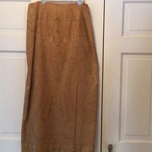 Talbots calf length skirt with front slit. Vintage.  Sz. 10